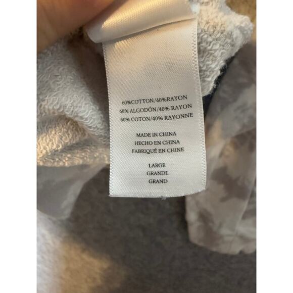 Rails Theo Scoop Neck Large Gray Tie-Dye Sweatshirt - Picture 7 of 7